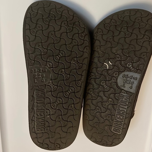 Mens Birkenstock Shoes Birkenstock Tatami Nebraska Sandals Chunky Brown Leather - Picture 2 of 5